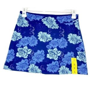 NEW-TRANQUILITY by Colorado Clothing Peony Periwinkle Athletic Stretchy Skort SM